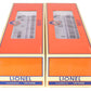 Lionel 6-29165 O Amtrak Superliner Passenger Set (Pack of 2) EX/Box