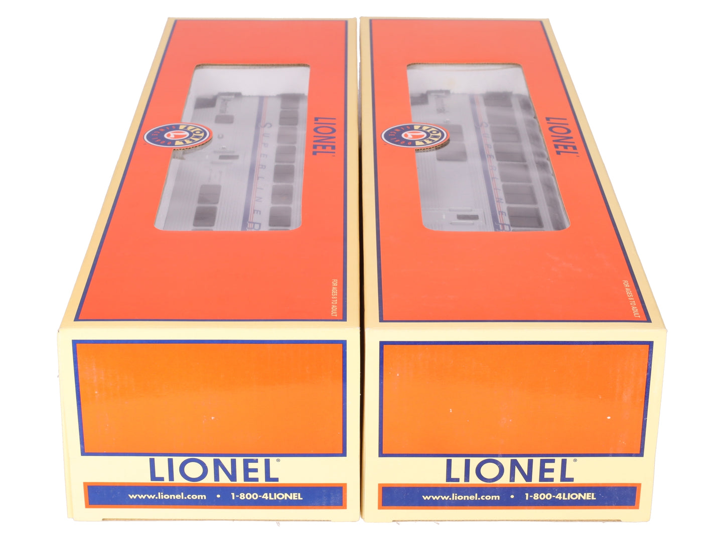 Lionel 6-29165 O Amtrak Superliner Passenger Set (Pack of 2) EX/Box