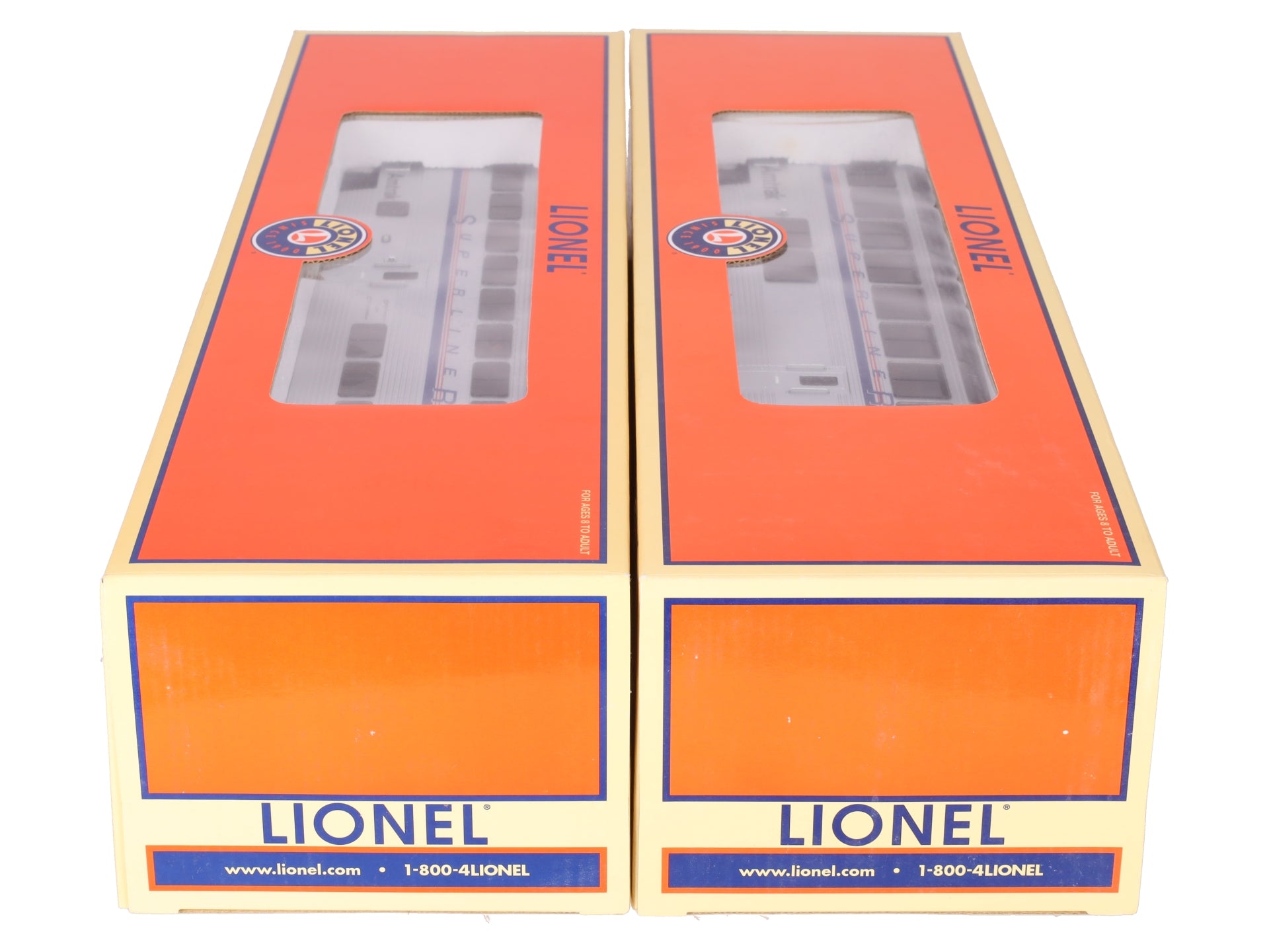 Lionel 6-29165 O Amtrak Superliner Passenger Set (Pack of 2) EX/Box