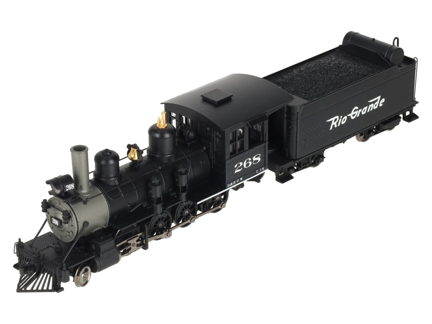 Broadway Limited 908 On30 Scale Rio Grande D&RGW C-16 2-8-0 Steam Loco & Tender/Box