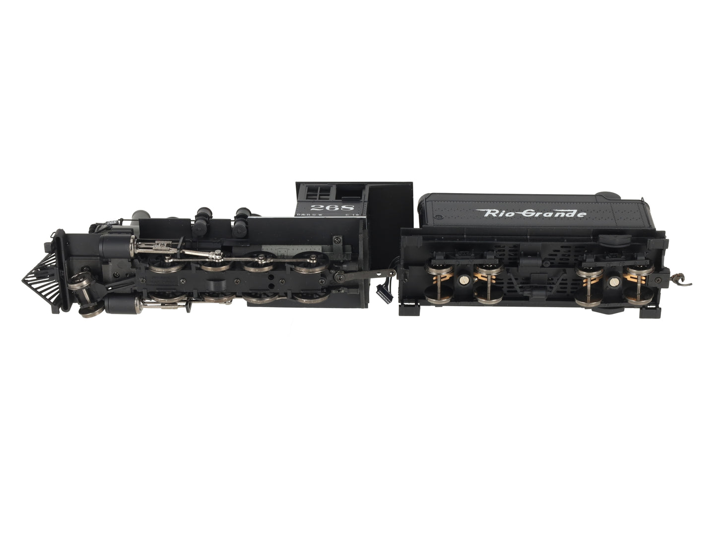 Broadway Limited 908 On30 Scale Rio Grande D&RGW C-16 2-8-0 Steam Loco & Tender/Box
