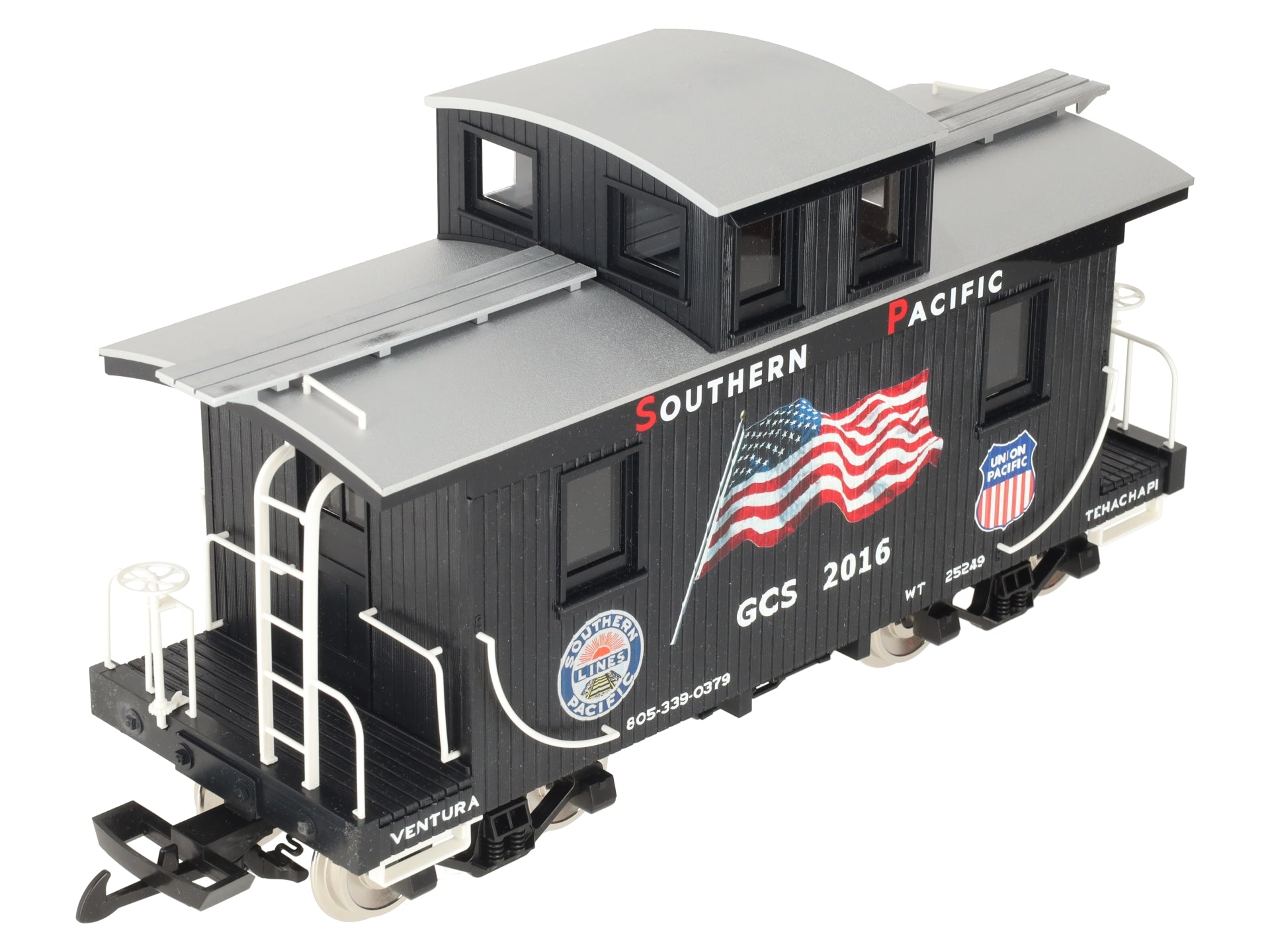 Piko 30047 G Scale GCS Exclusive Black Widow Caboose #30047 LN/Box