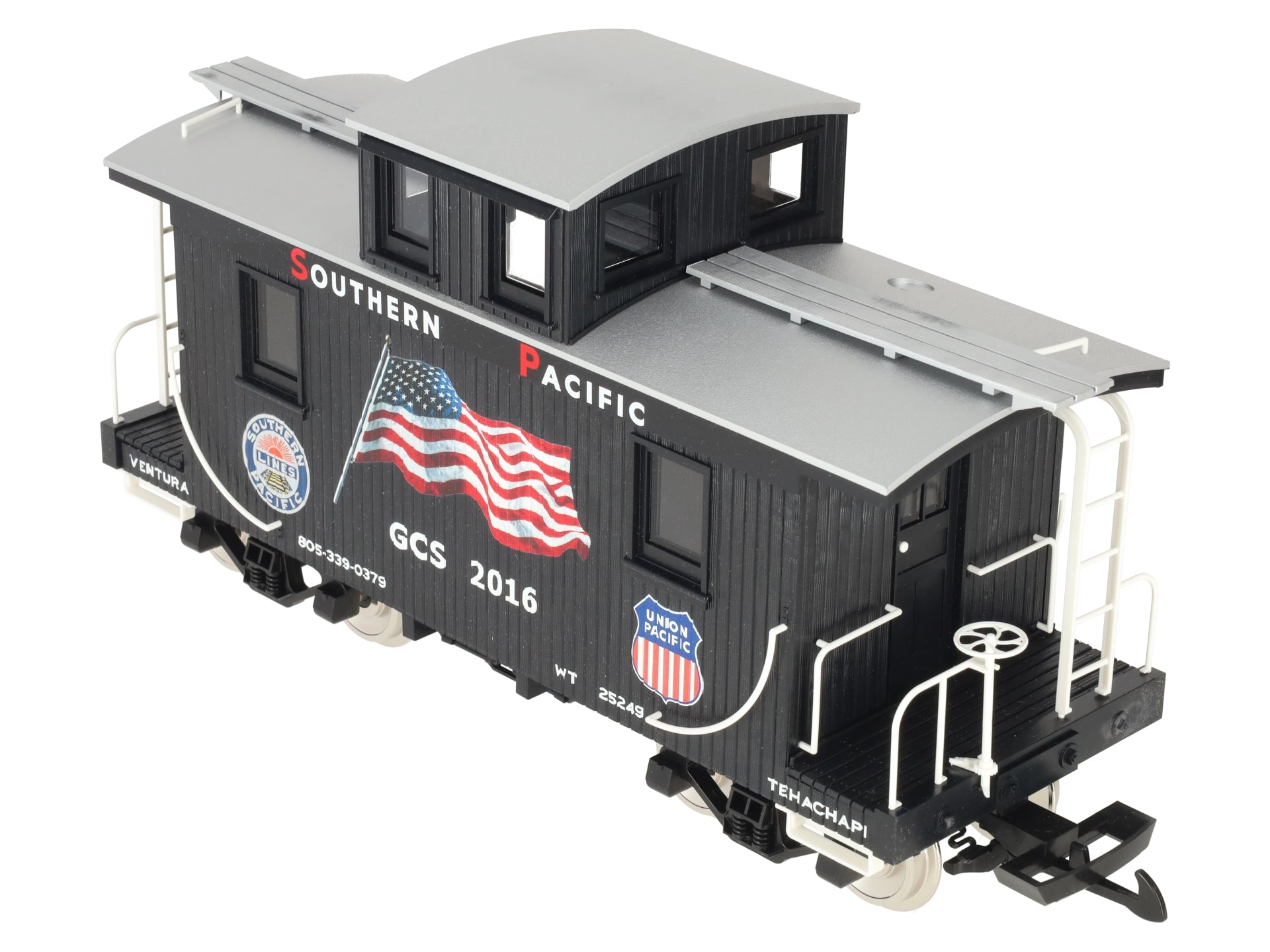 Piko 30047 G Scale GCS Exclusive Black Widow Caboose #30047 LN/Box