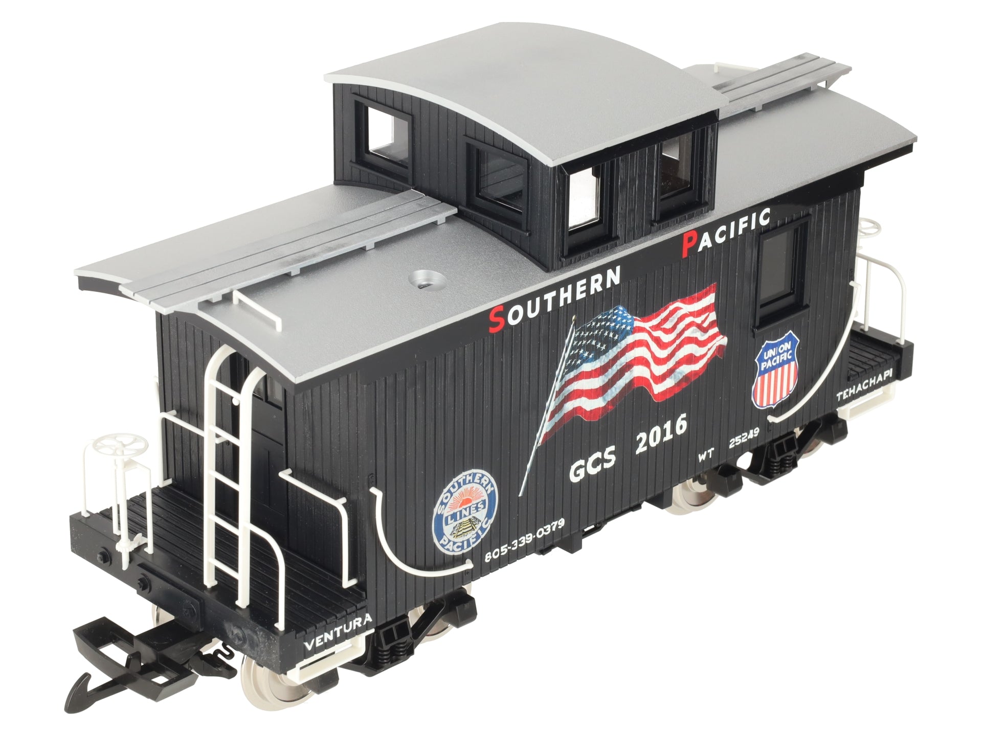 Piko 30047 G Scale GCS Exclusive Black Widow Caboose #30047 LN/Box