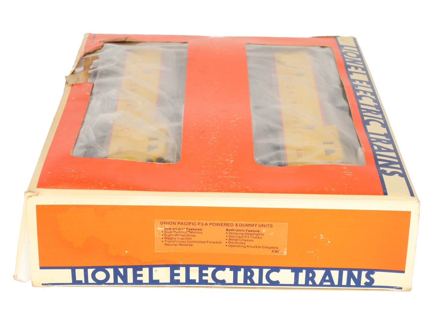 Lionel 6-8480 O Union Pacific Powered and Dummy F3 AA Diesel Set #8480/8482 EX/Box