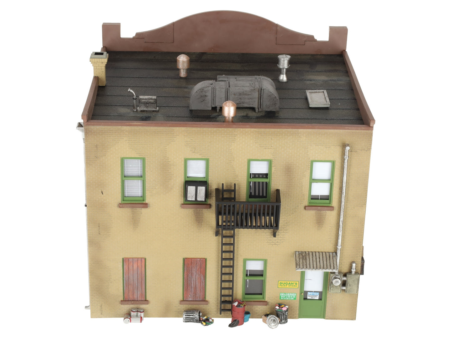 Woodland Scenics BR5853 O Scale Built-&-Ready Dugan's Paint Store Building EX/Box