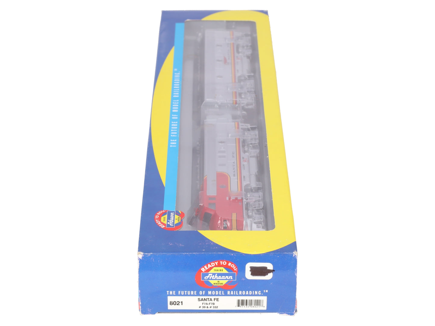 Athearn 8021 HO Santa Fe F7A-F7B Diesel Locomotive Set #39 & #332 LN/Box