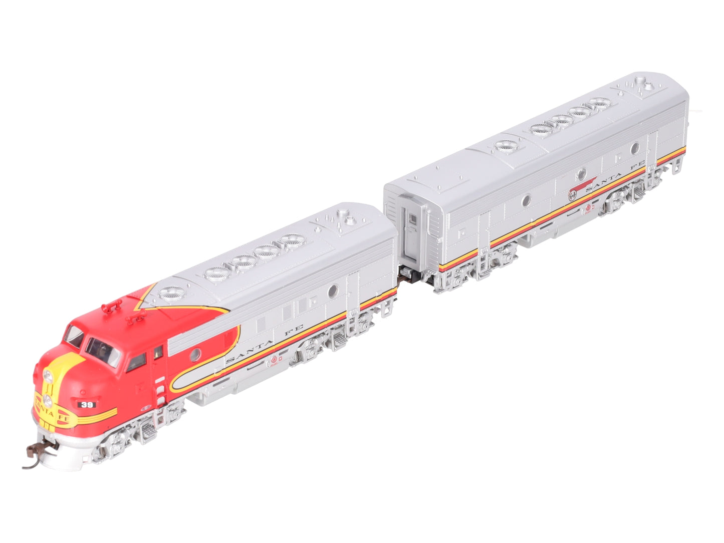 Athearn 8021 HO Santa Fe F7A-F7B Diesel Locomotive Set #39 & #332 LN/Box