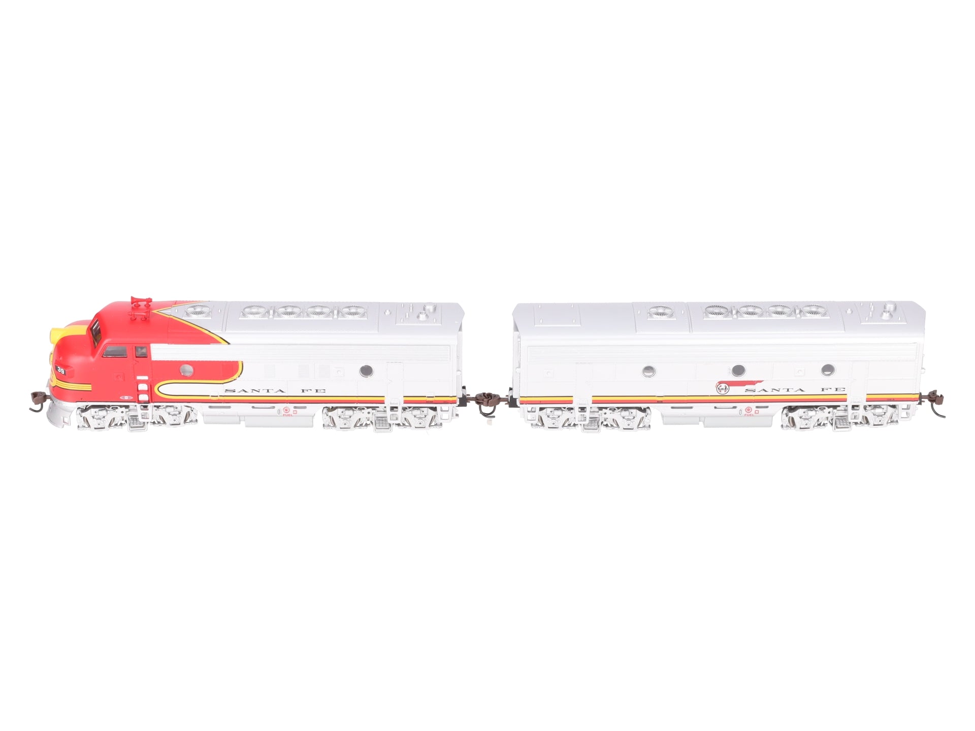 Athearn 8021 HO Santa Fe F7A-F7B Diesel Locomotive Set #39 & #332 LN/Box
