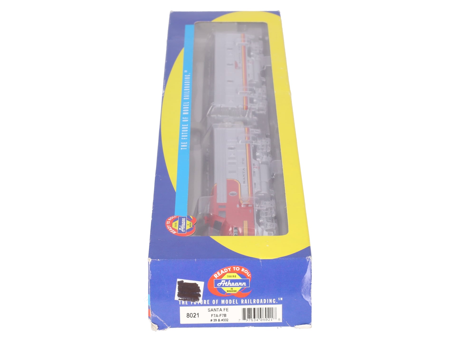 Athearn 8021 HO Santa Fe F7A-F7B Diesel Locomotive Set #39 & #332 LN/Box