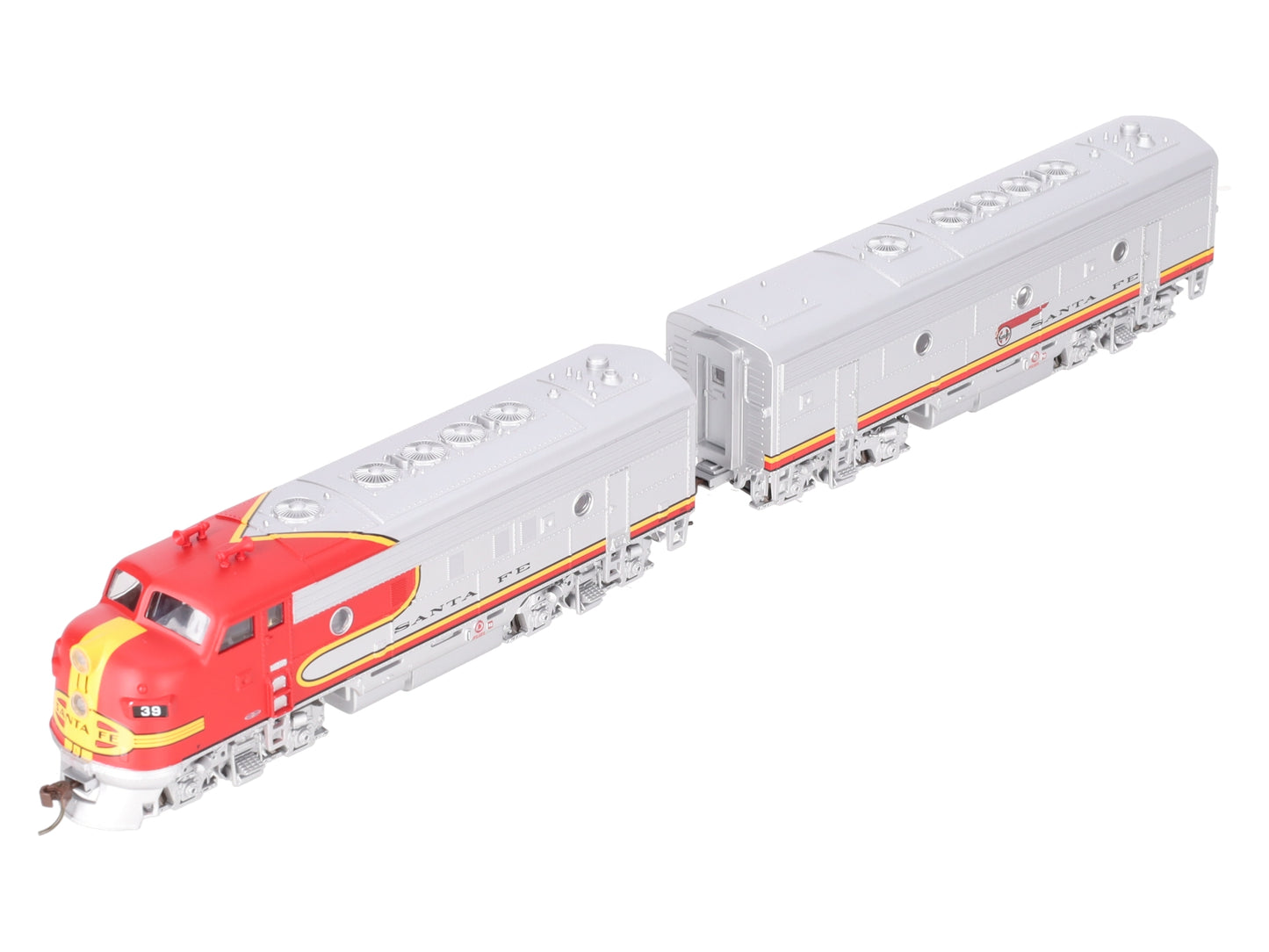 Athearn 8021 HO Santa Fe F7A-F7B Diesel Locomotive Set #39 & #332 LN/Box