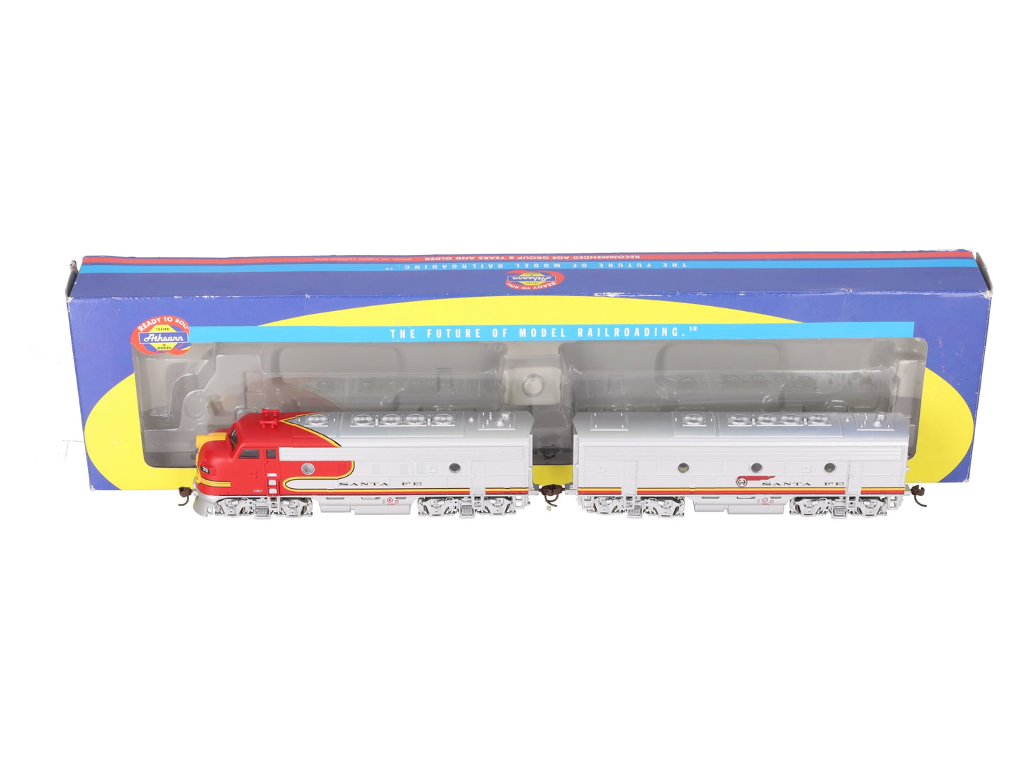 Athearn 8021 HO Santa Fe F7A-F7B Diesel Locomotive Set #39 & #332 LN/Box