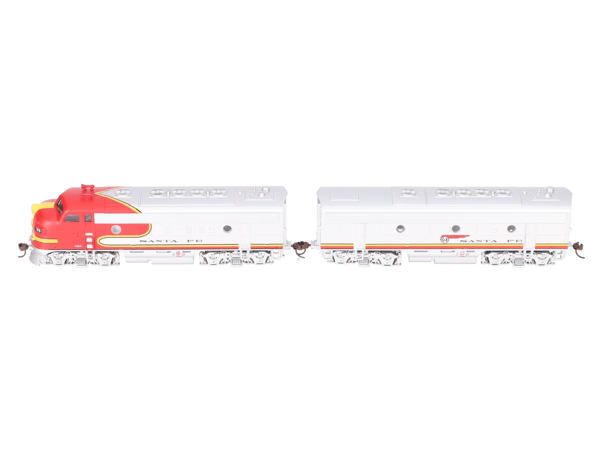 Athearn 8021 HO Santa Fe F7A-F7B Diesel Locomotive Set #39 & #332 LN/Box