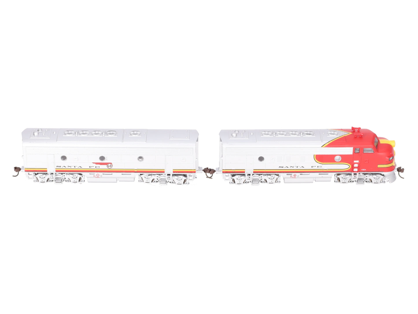 Athearn 8021 HO Santa Fe F7A-F7B Diesel Locomotive Set #39 & #332 LN/Box
