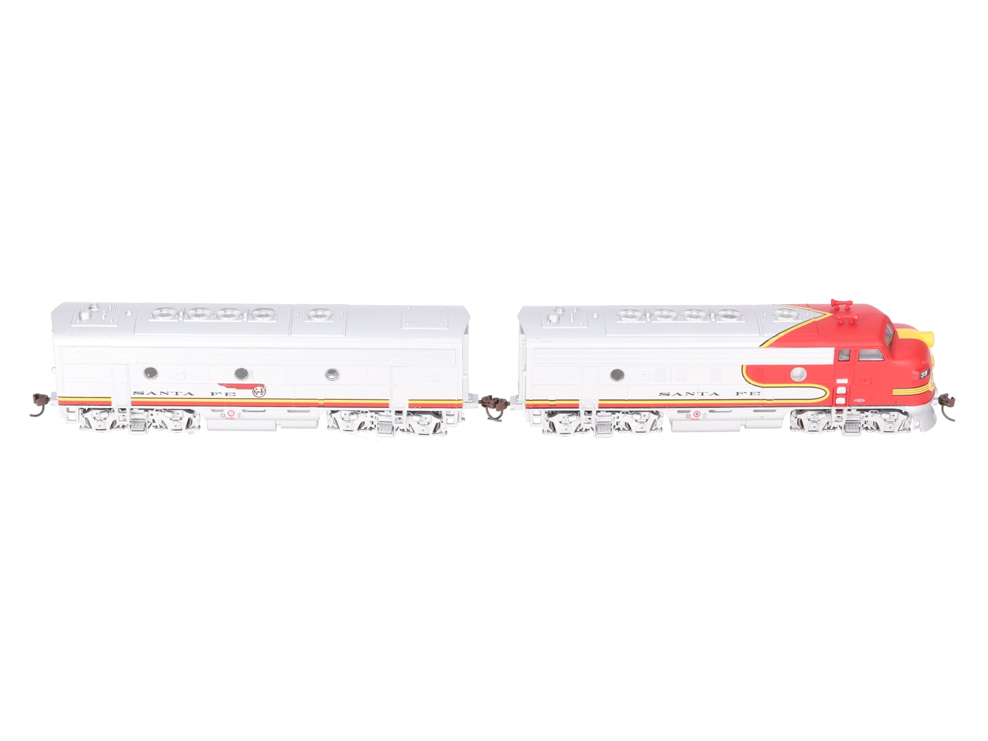 Athearn 8021 HO Santa Fe F7A-F7B Diesel Locomotive Set #39 & #332 LN/Box
