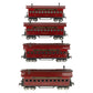 Marx 51931 O Gauge Canadian Pacific Passenger Cars (Set of 4) EX/Box