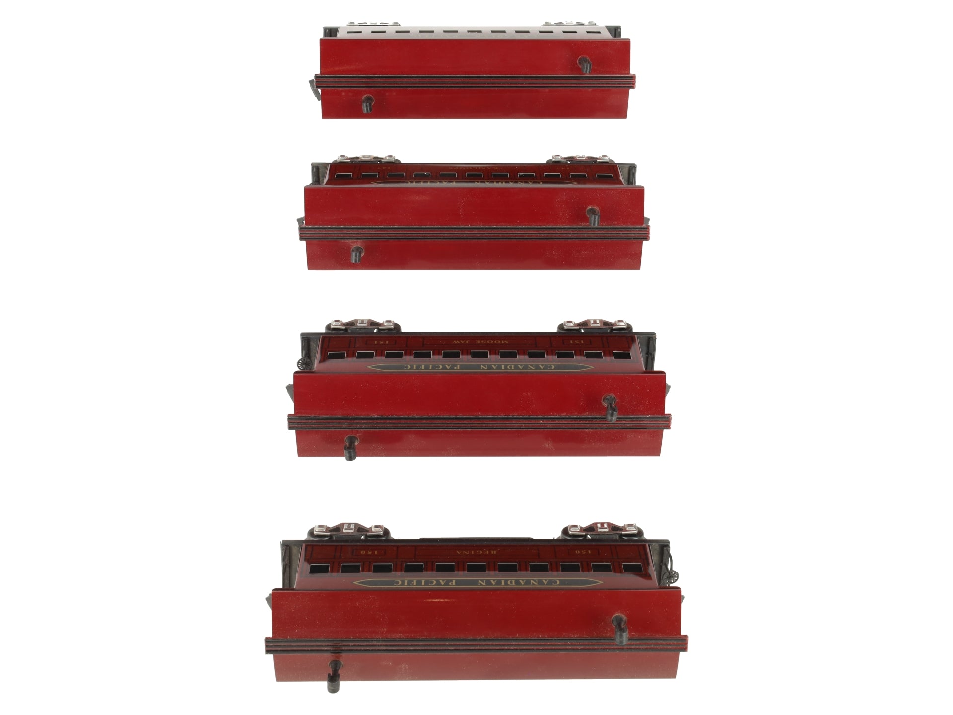 Marx 51931 O Gauge Canadian Pacific Passenger Cars (Set of 4) EX/Box
