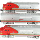 Lionel 6-11711 O Santa Fe F-3 ABA Diesel Locomotive Set #8100/8101/8102 with RS EX/Box