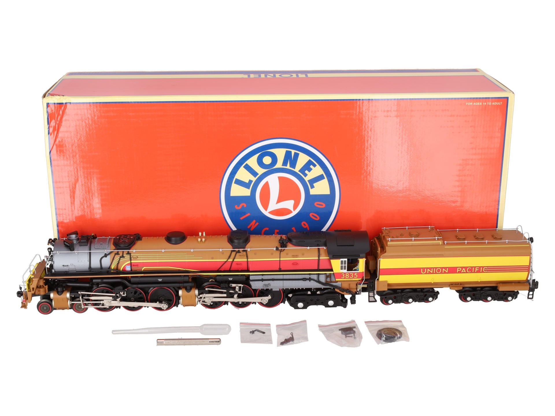 Lionel 2331220 O Gauge UP Challenger Steam Locomotive & Tender w/LEGACY #3835 EX/Box
