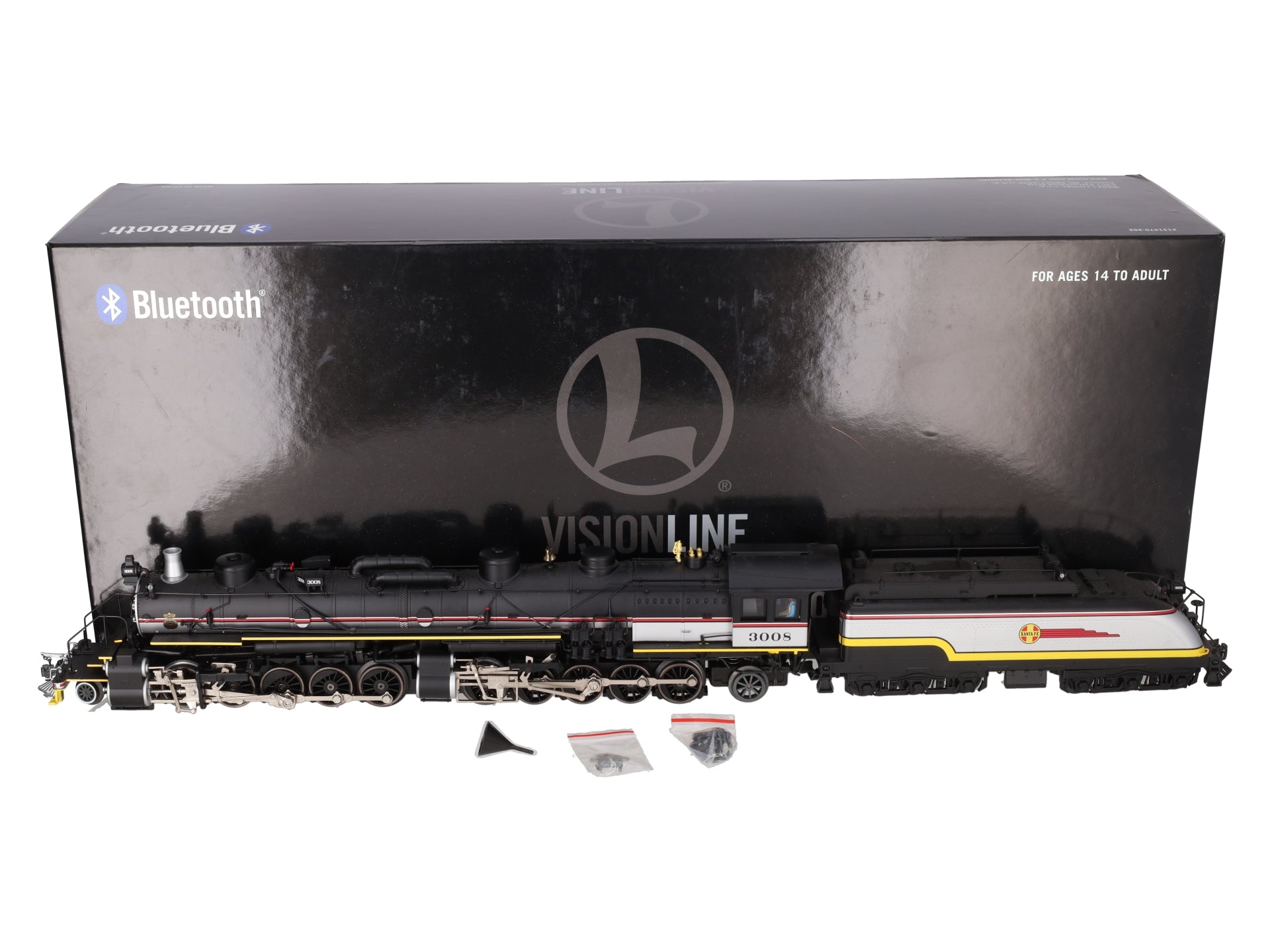 Lionel 2131500 O VISIONLINE Santa Fe 2-10-10-2 Steam Locomotive & Tender #3008 EX/Box