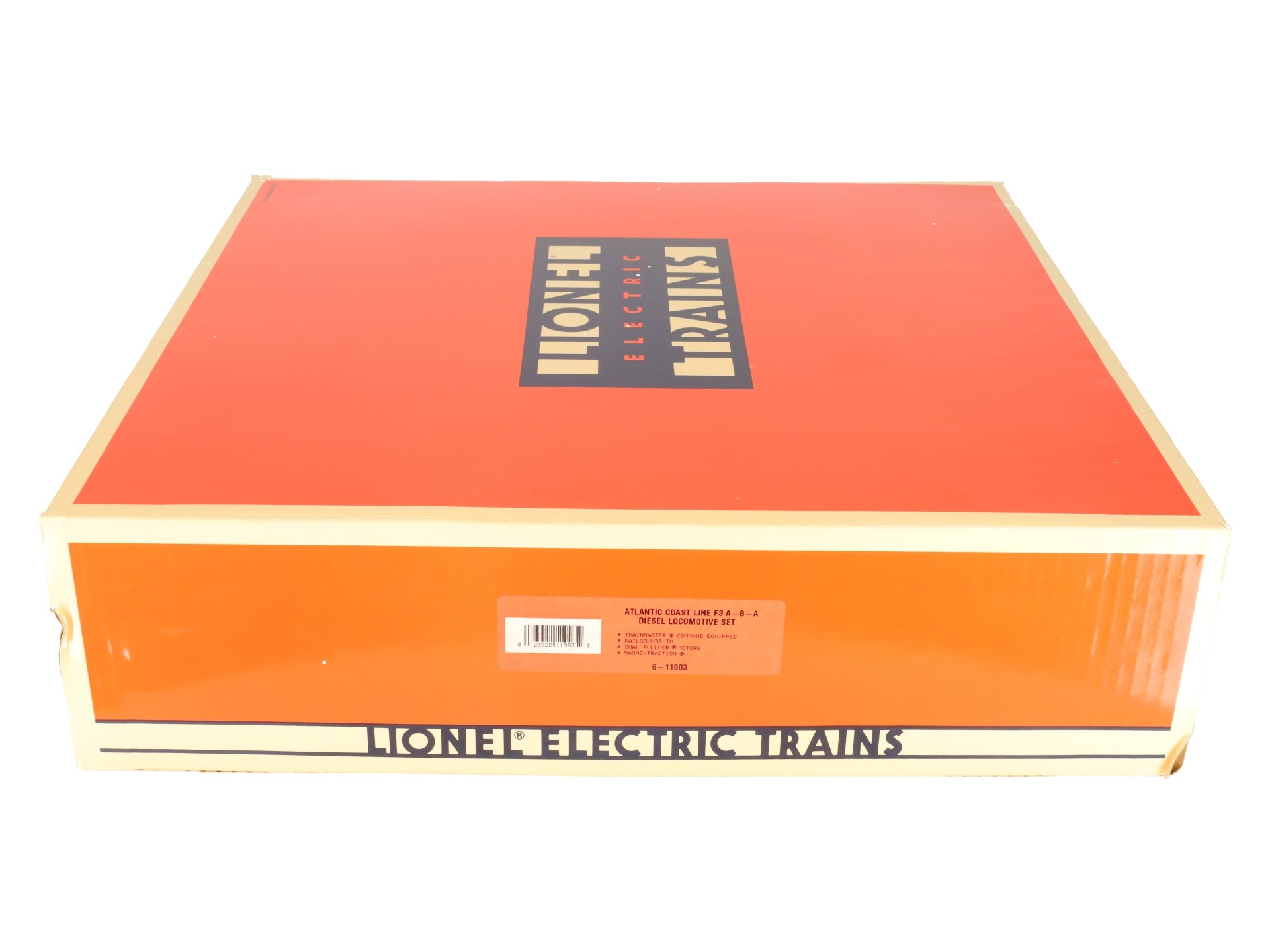 Lionel 6-11903 O Gauge Atlantic Coast Line F3 ABA Diesel Set w/TMCC & RS EX/Box