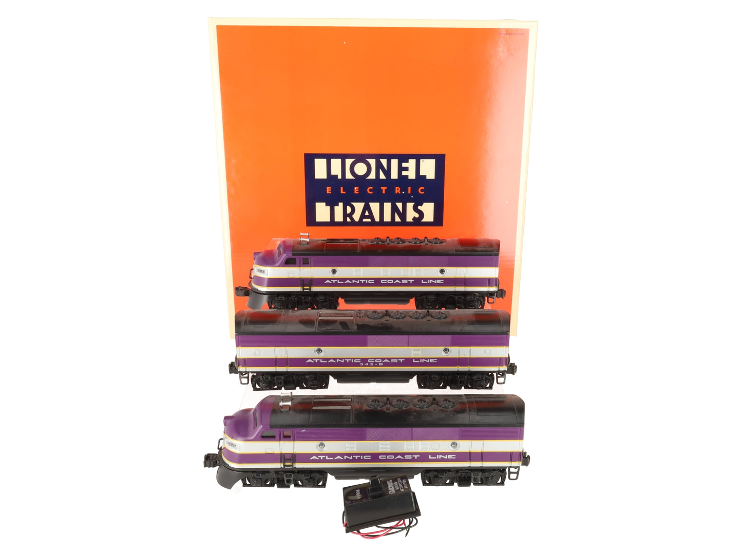 Lionel 6-11903 O Gauge Atlantic Coast Line F3 ABA Diesel Set w/TMCC & RS EX/Box
