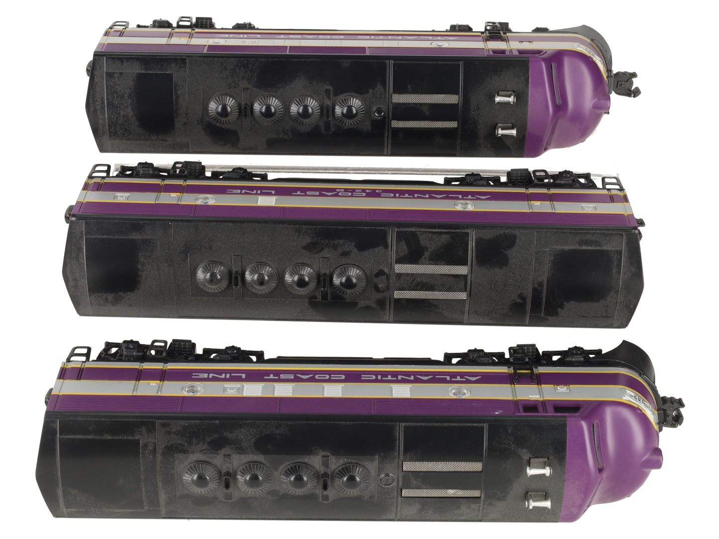 Lionel 6-11903 O Gauge Atlantic Coast Line F3 ABA Diesel Set w/TMCC & RS EX/Box