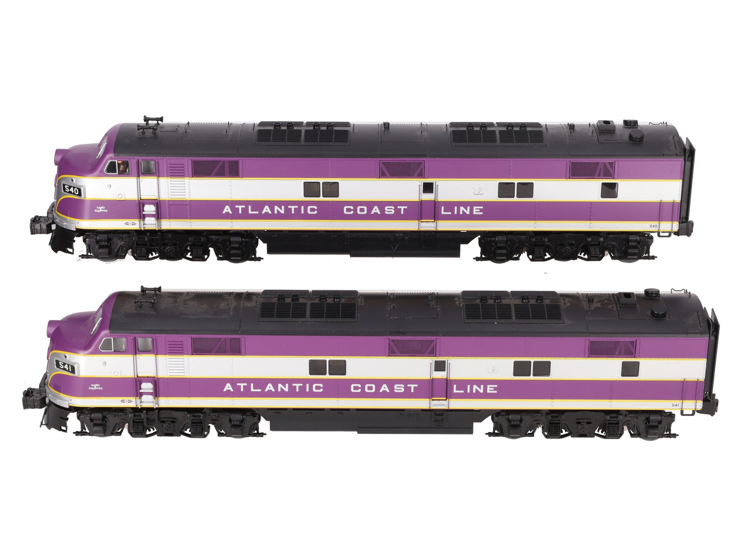 Lionel 2133050 O Atlantic Coast Line LEGACY E7 AA Diesel Locomotive Set #540/541 LN/Box