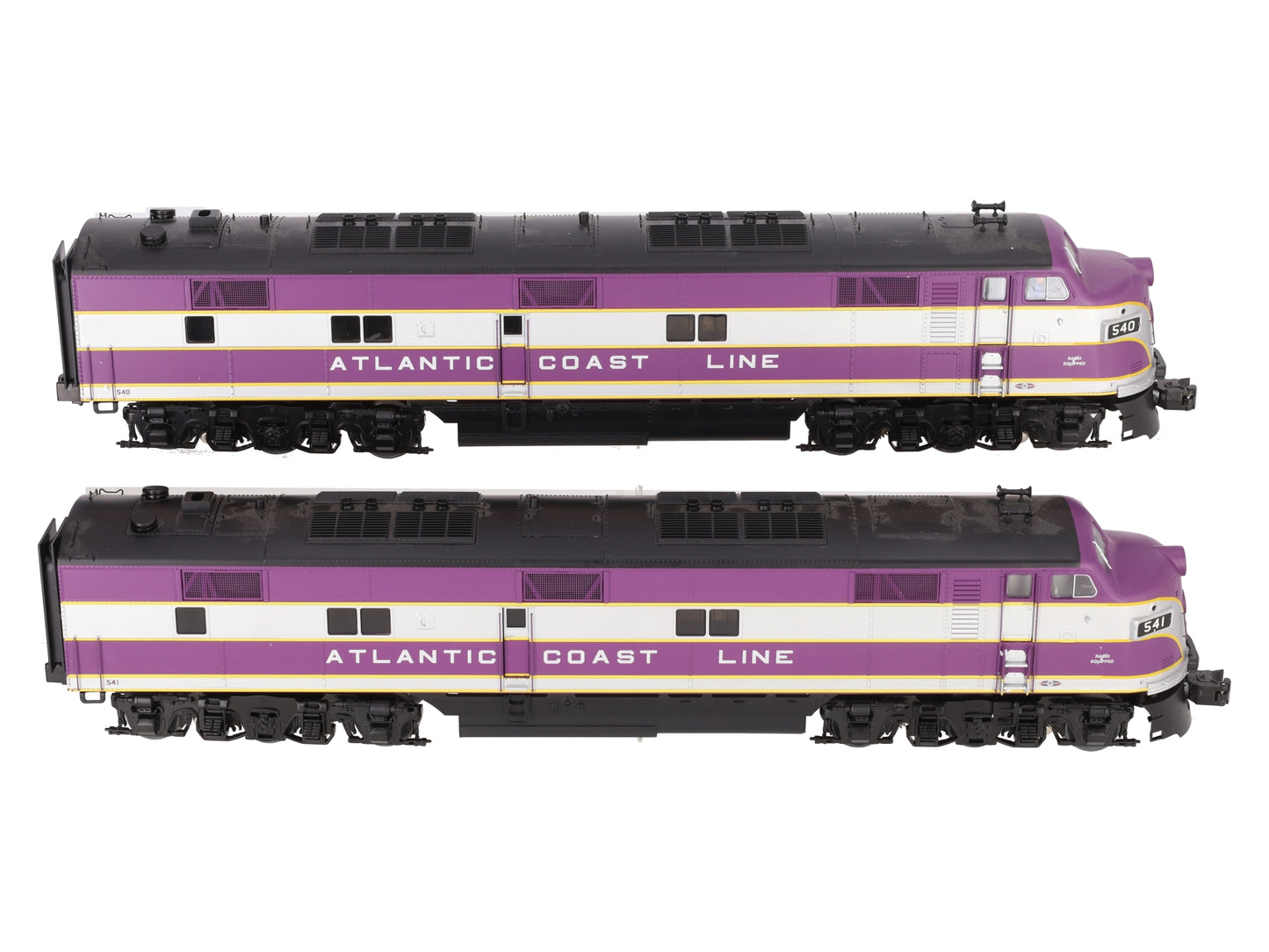 Lionel 2133050 O Atlantic Coast Line LEGACY E7 AA Diesel Locomotive Set #540/541 LN/Box
