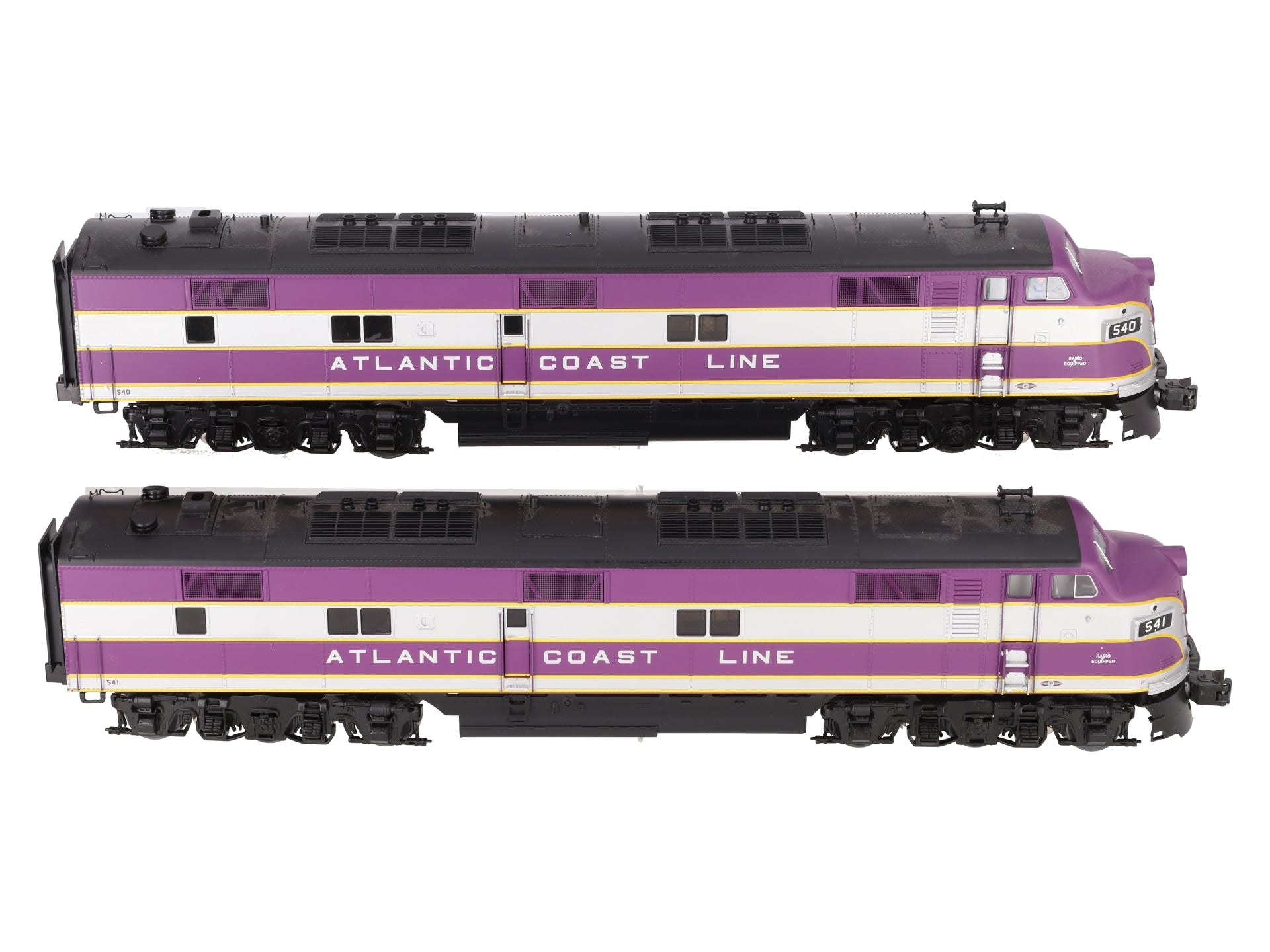 Lionel 2133050 O Atlantic Coast Line LEGACY E7 AA Diesel Locomotive Set #540/541 LN/Box