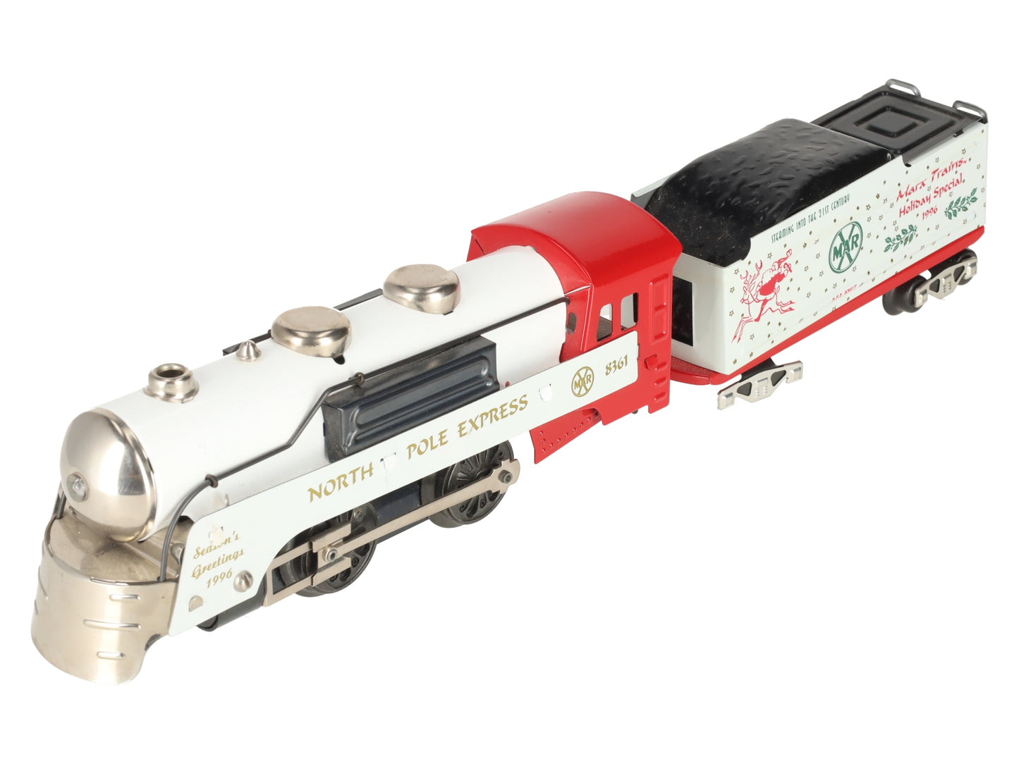 Marx 8361 O Gauge North Pole Steam Locomotive EX/Box