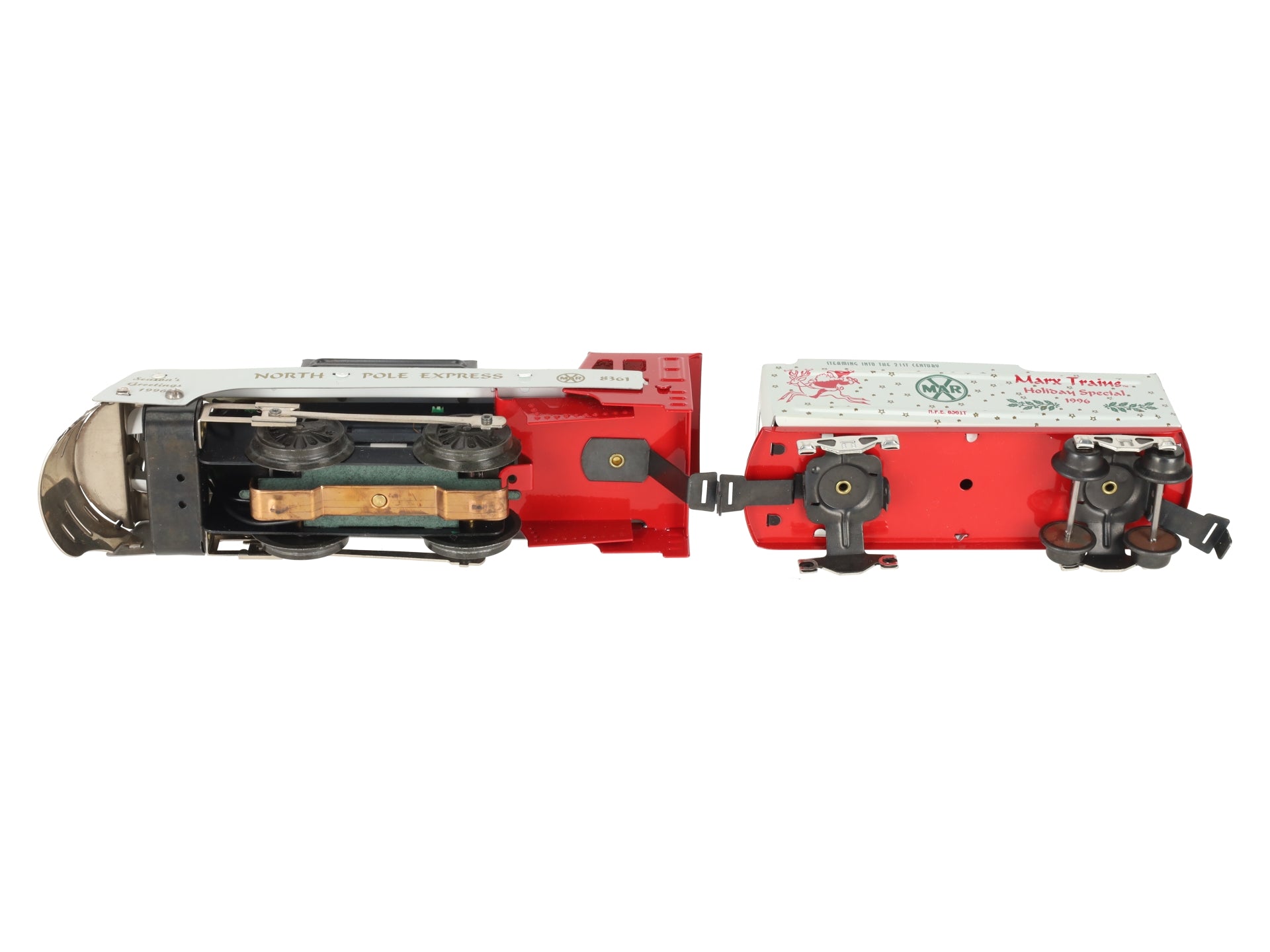 Marx 8361 O Gauge North Pole Steam Locomotive EX/Box