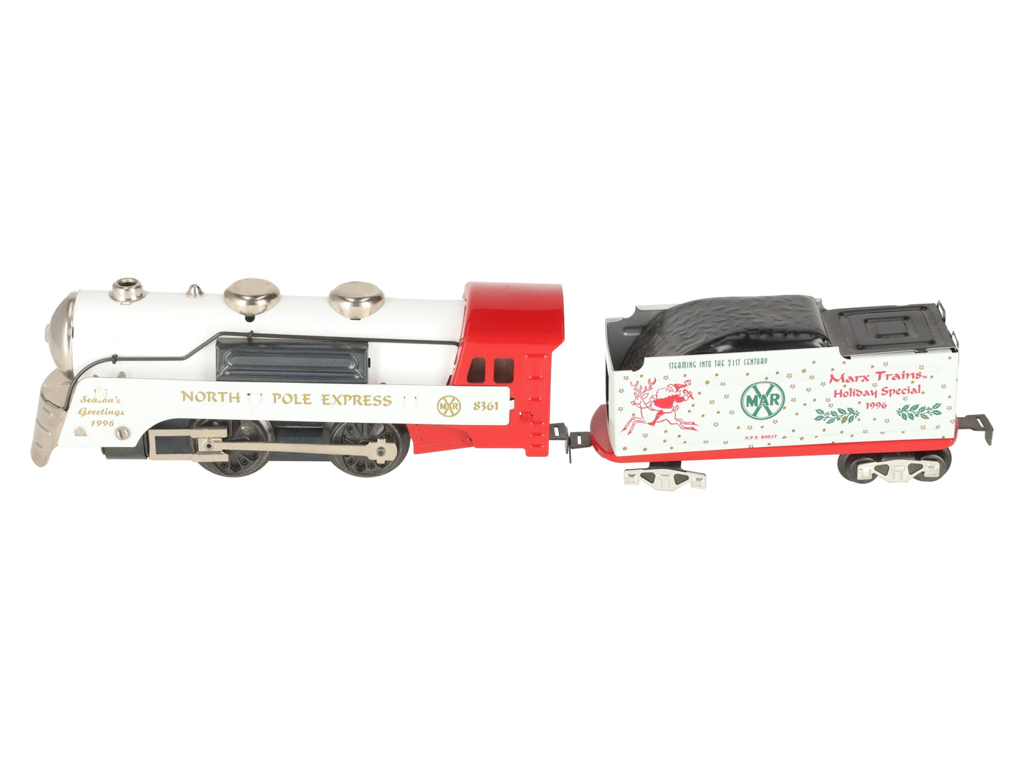 Marx 8361 O Gauge North Pole Steam Locomotive EX/Box