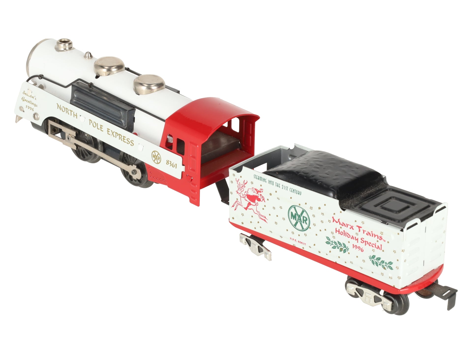 Marx 8361 O Gauge North Pole Steam Locomotive EX/Box