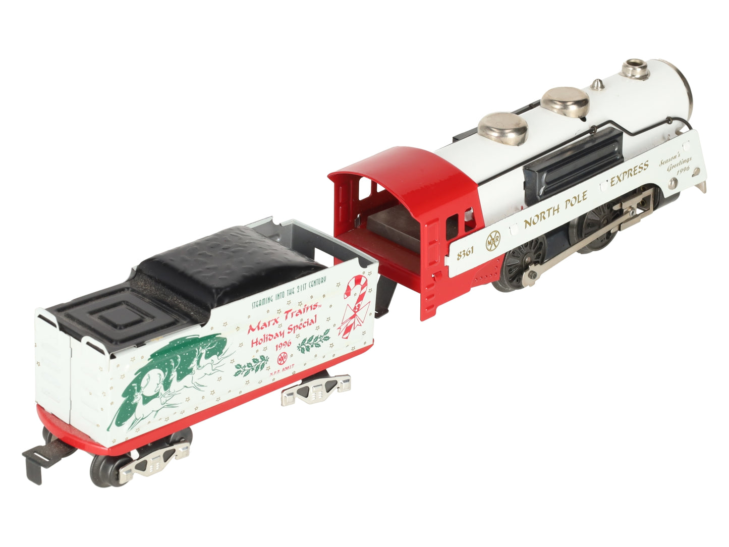 Marx 8361 O Gauge North Pole Steam Locomotive EX/Box