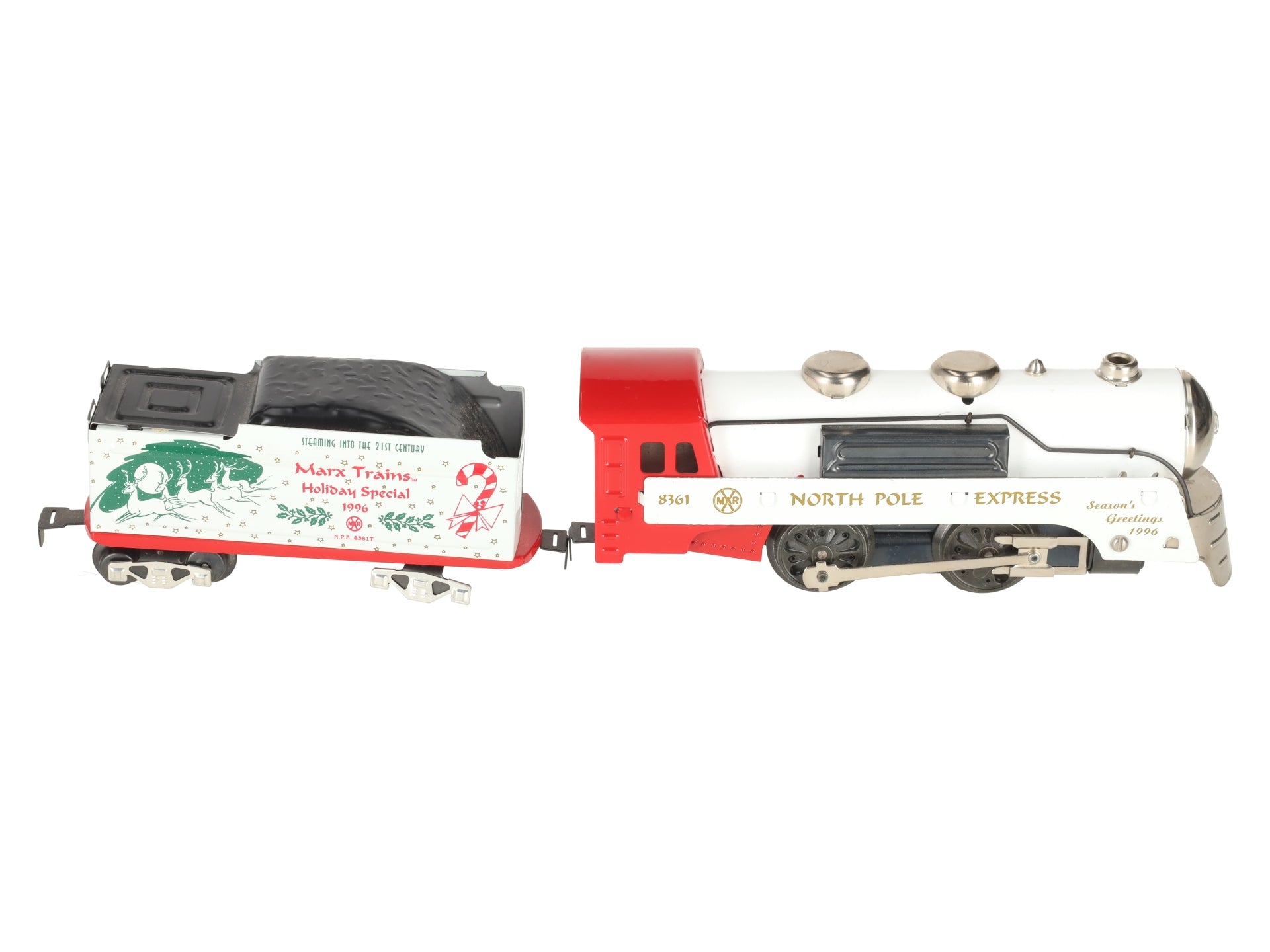 Marx 8361 O Gauge North Pole Steam Locomotive EX/Box