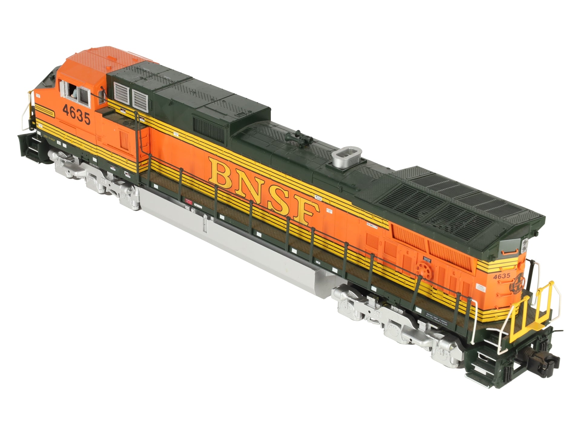 MTH 20-2268-1 O Gauge BNSF Dash 9 Diesel Engine w/PS2 #4635 EX/Box