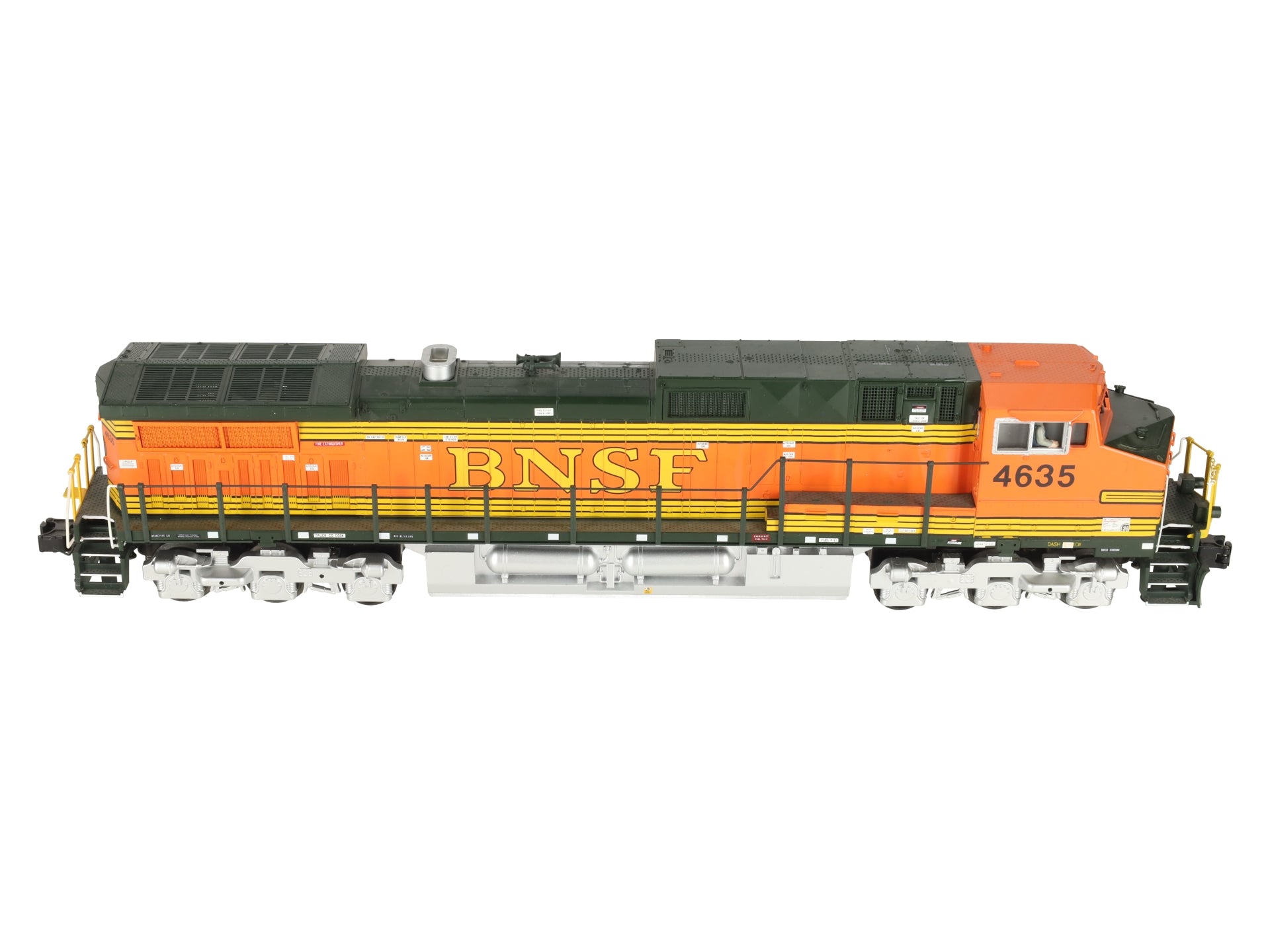 MTH 20-2268-1 O Gauge BNSF Dash 9 Diesel Engine w/PS2 #4635 EX/Box