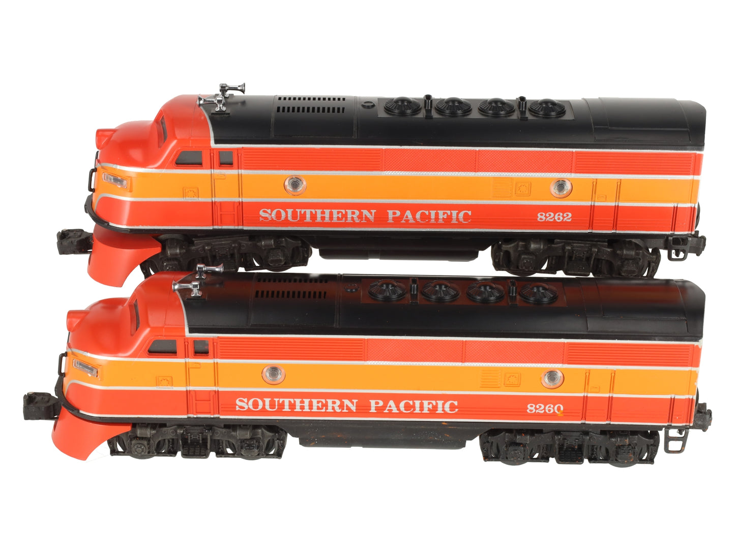 Lionel 6-8260 O Gauge Southern Pacific F3 AA Diesel Locomotive Set #8260/8262 VG/Box