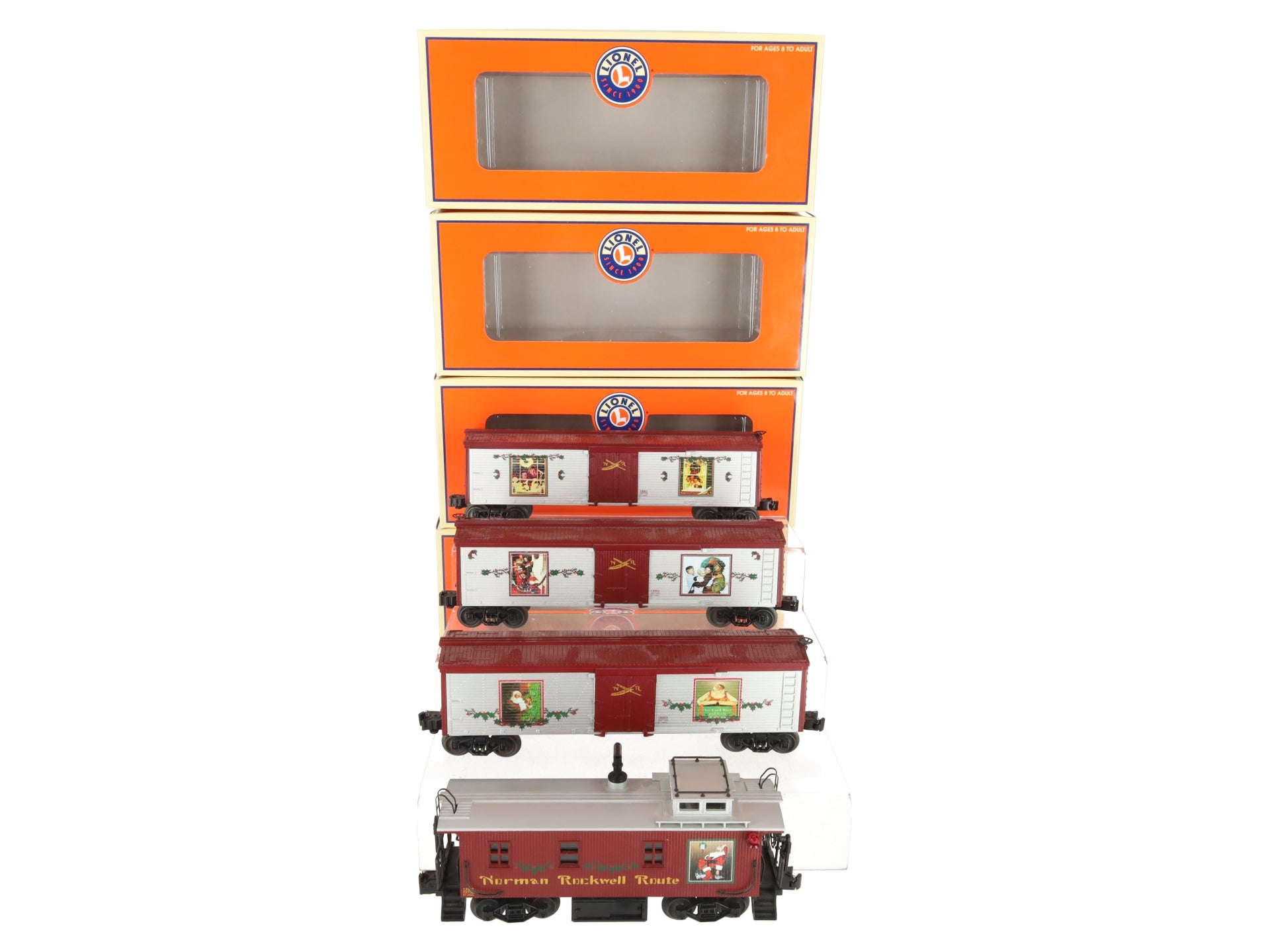Lionel 6-31730 O Scale Norman Rockwell 4-Car Freight Set LN/Box