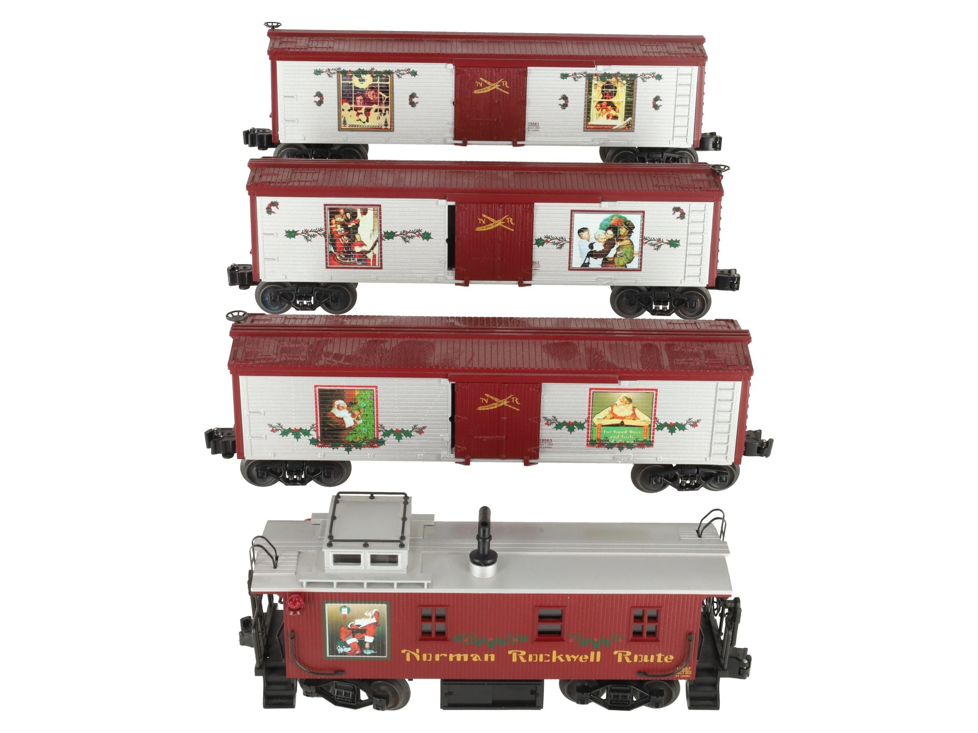 Lionel 6-31730 O Scale Norman Rockwell 4-Car Freight Set LN/Box