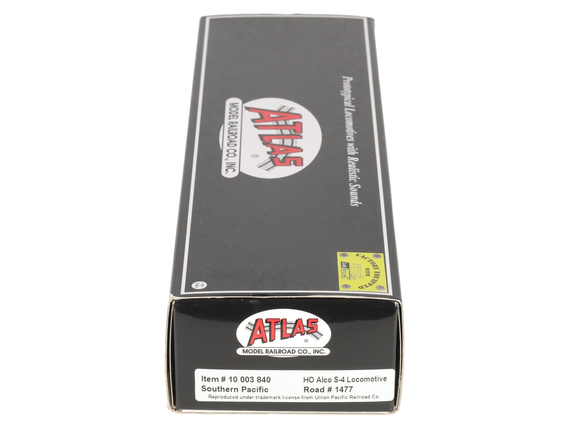 Atlas 10003840 HO Southern Pacific S-4 Diesel Locomotive with DCC & Sound #1477 EX/Box