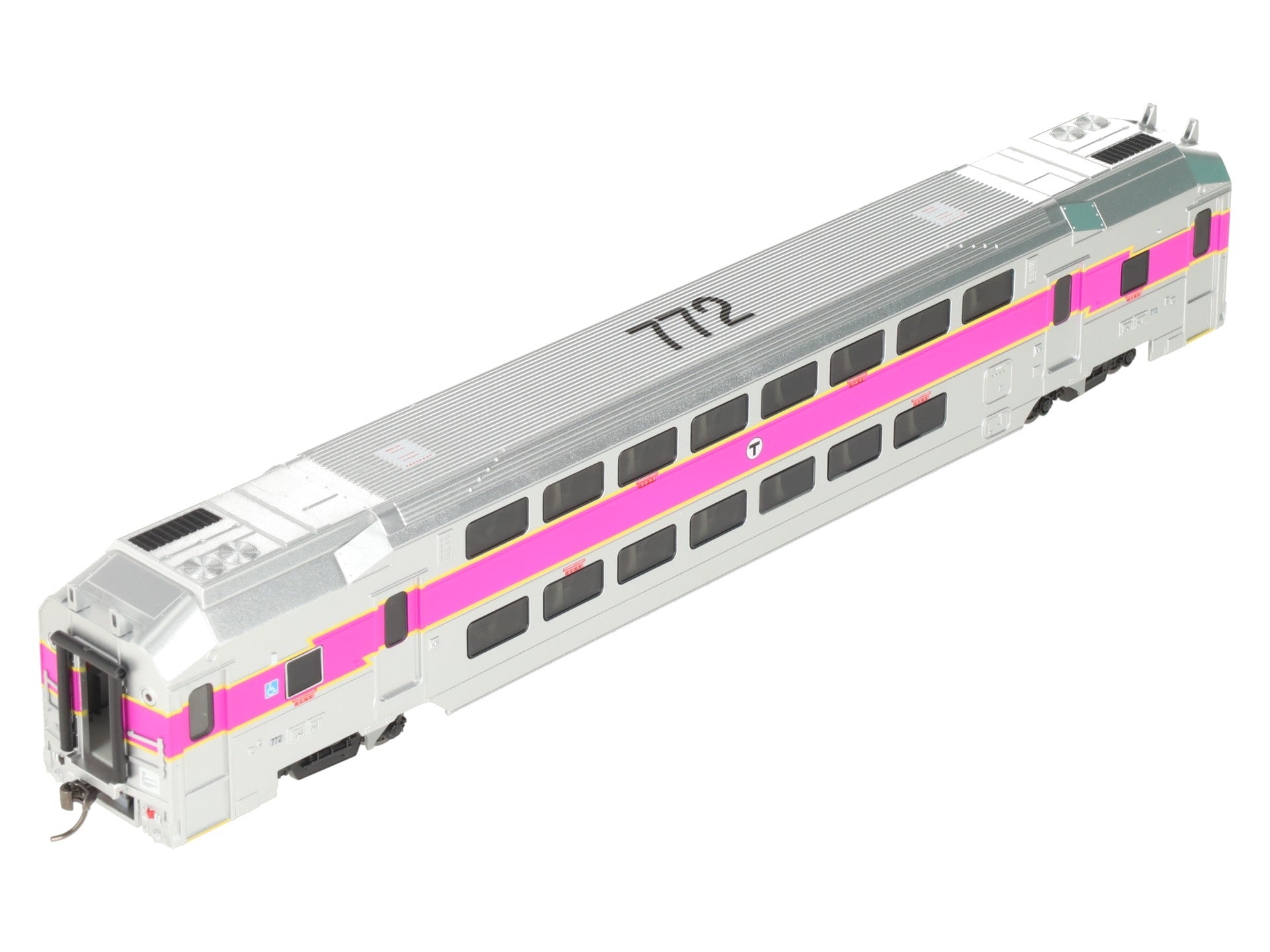 Atlas 20007399 HO Scale MBTA Master Multi-Level Trailer #772