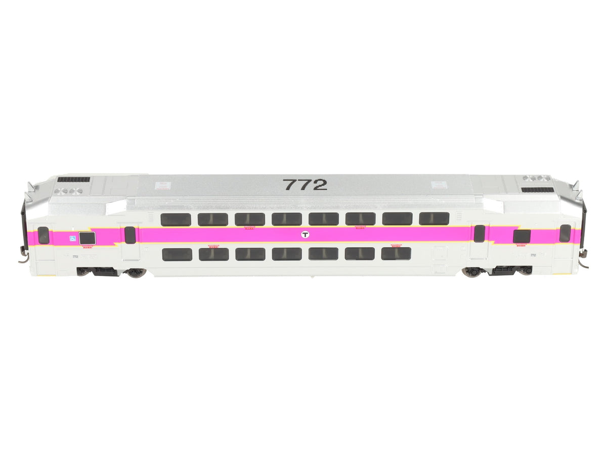 Atlas 20007399 HO Scale MBTA Master Multi-Level Trailer #772