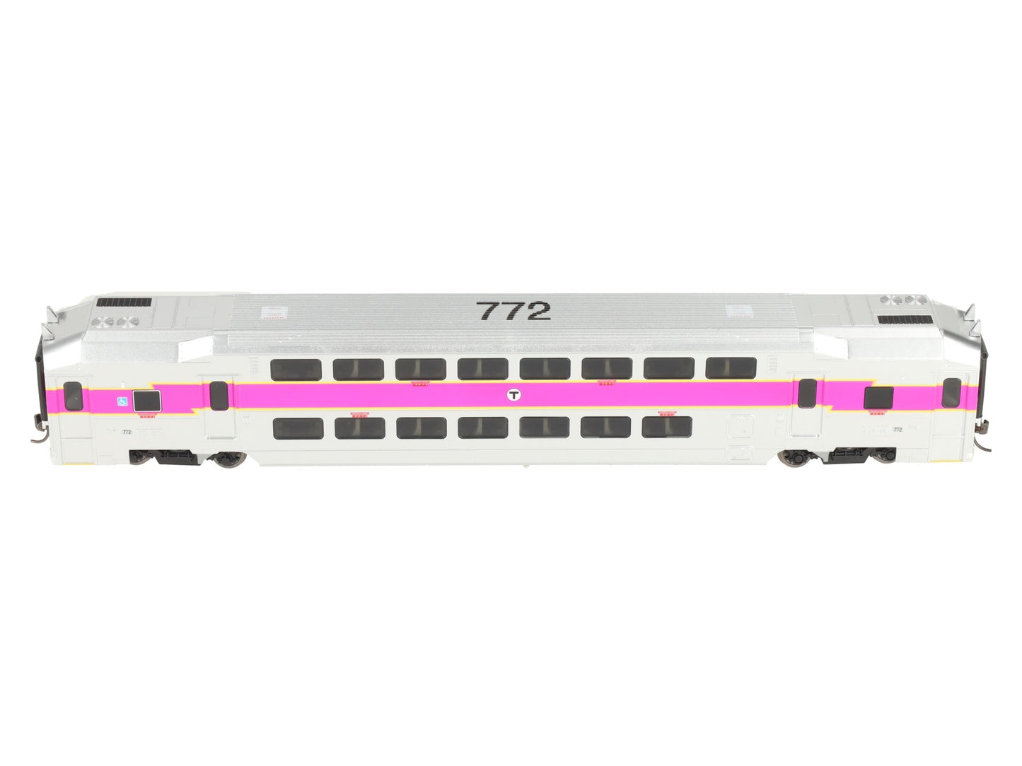 Atlas 20007399 HO Scale MBTA Master Multi-Level Trailer #772 LN/Box