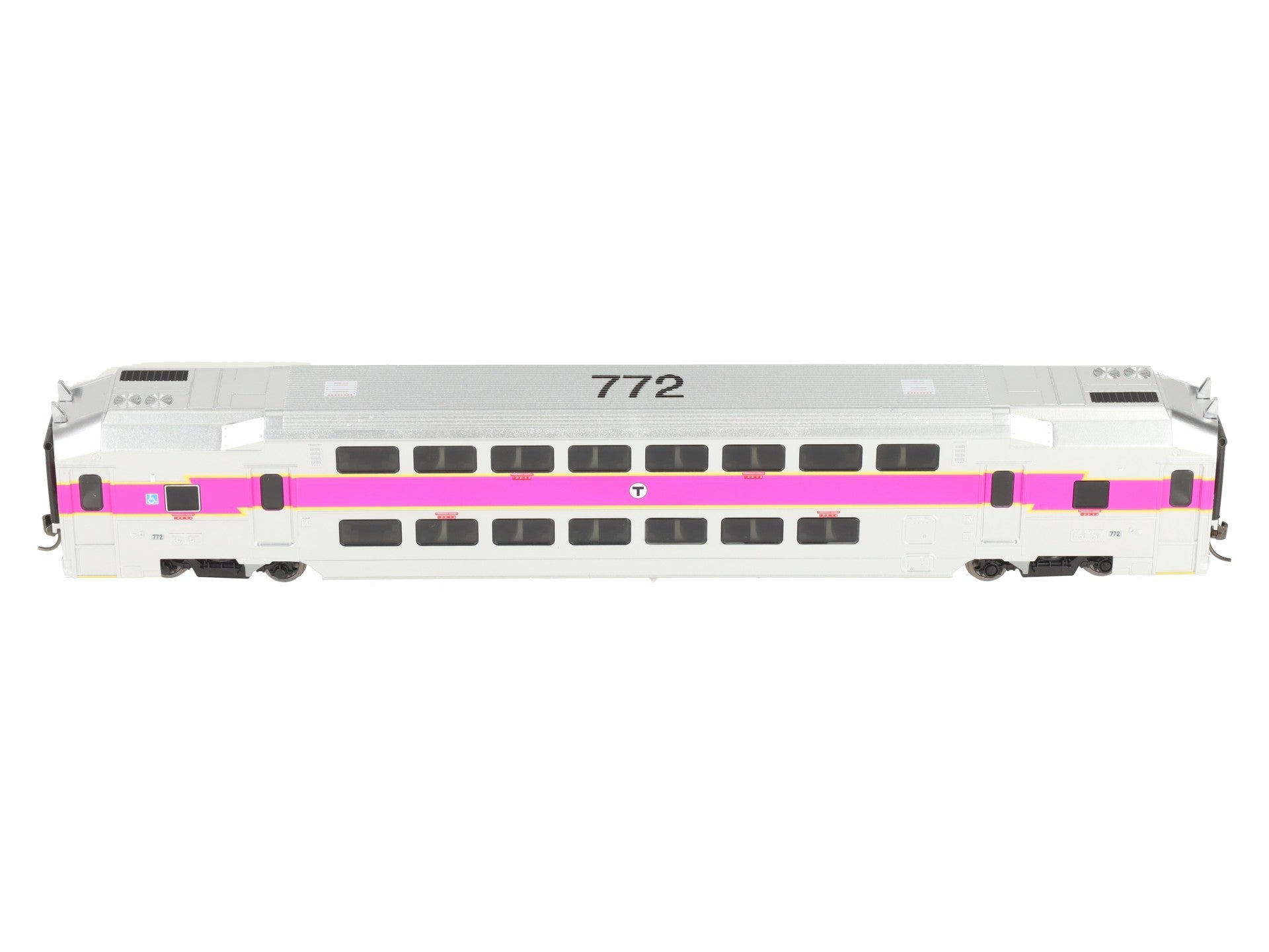 Atlas 20007399 HO Scale MBTA Master Multi-Level Trailer #772 LN/Box