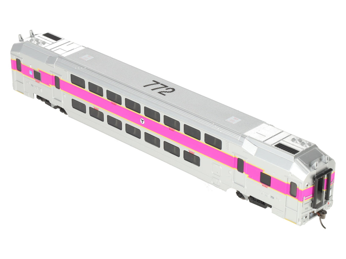Atlas 20007399 HO Scale MBTA Master Multi-Level Trailer #772