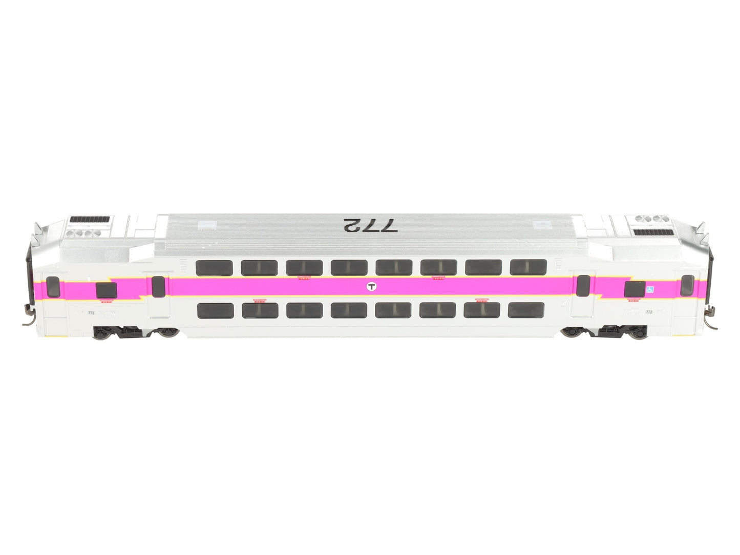 Atlas 20007399 HO Scale MBTA Master Multi-Level Trailer #772