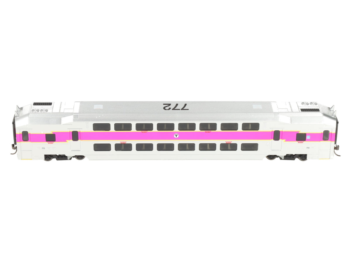 Atlas 20007399 HO Scale MBTA Master Multi-Level Trailer #772