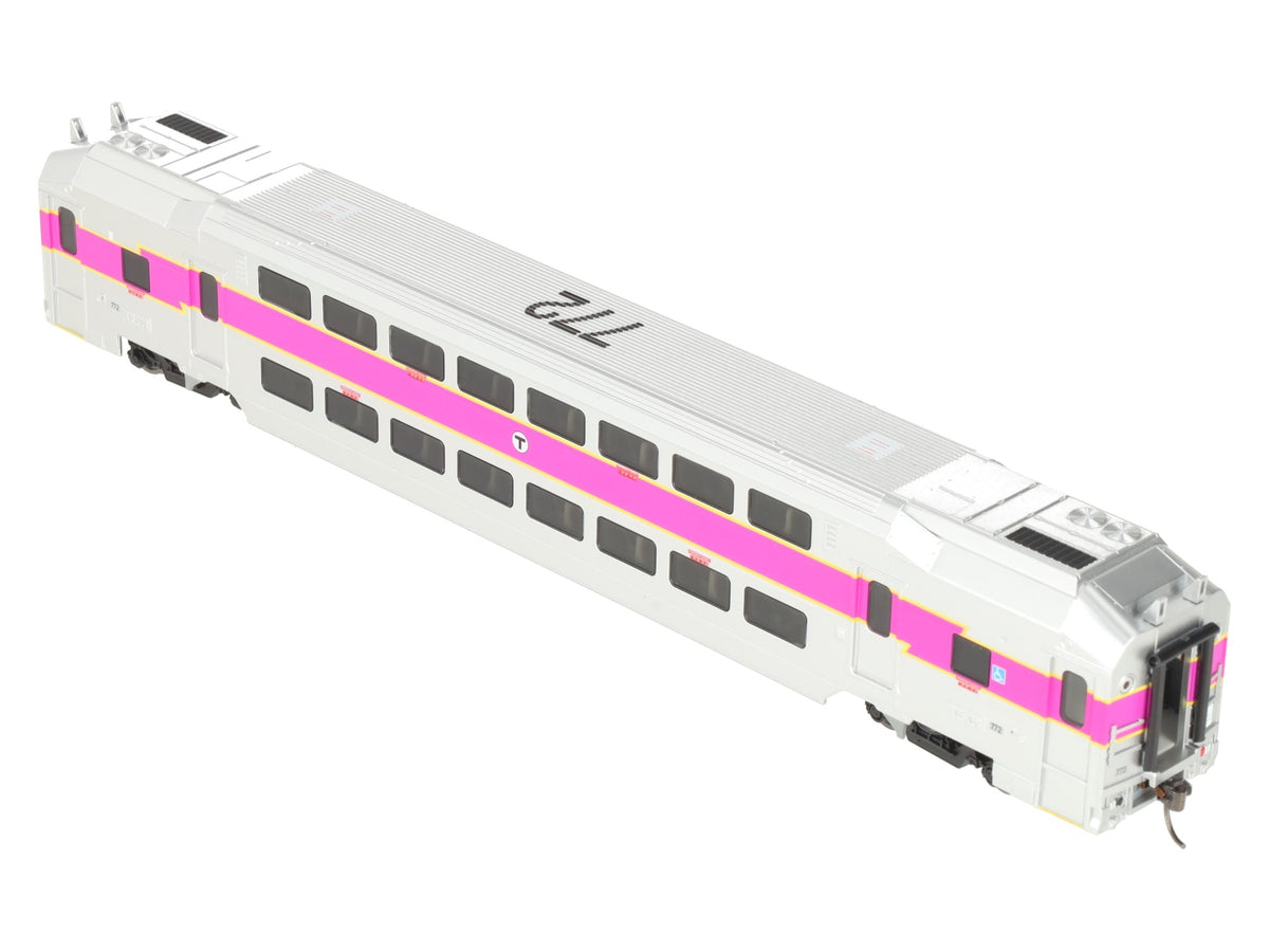 Atlas 20007399 HO Scale MBTA Master Multi-Level Trailer #772